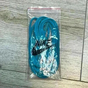 Nike Shoelaces Turquoise Blue Color